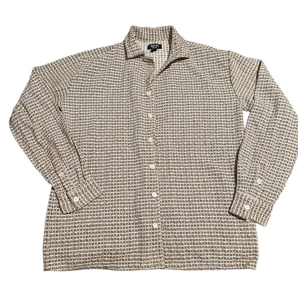ASOS Black and White Casual Button Down Shirt